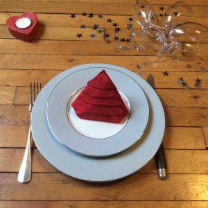 serviette sapin