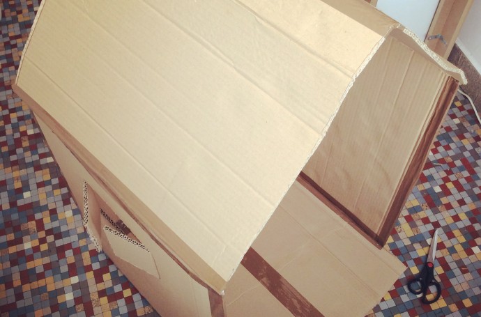 cabane en carton