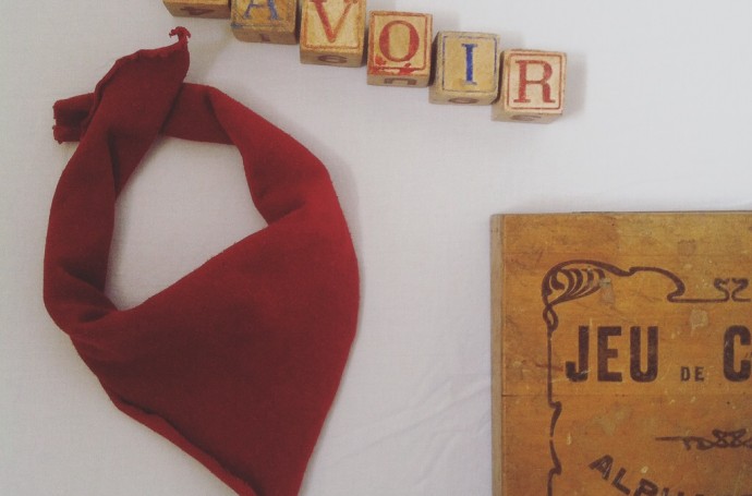 bavoir bandana à faire soi-même