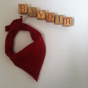 bavoir bandana à faire soi-même