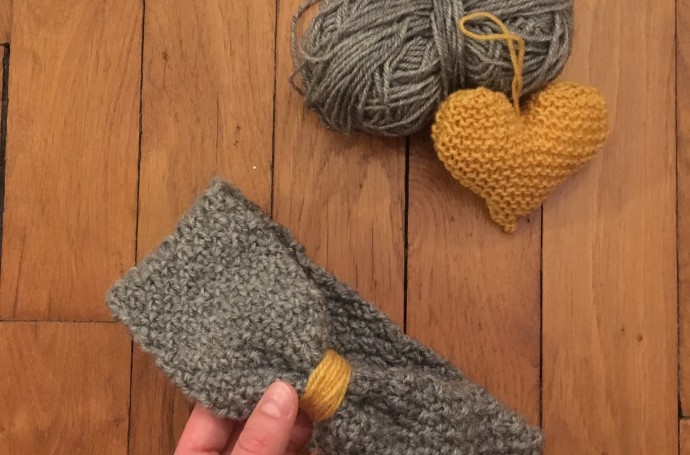 Tuto headband tricot moelleux et chaud