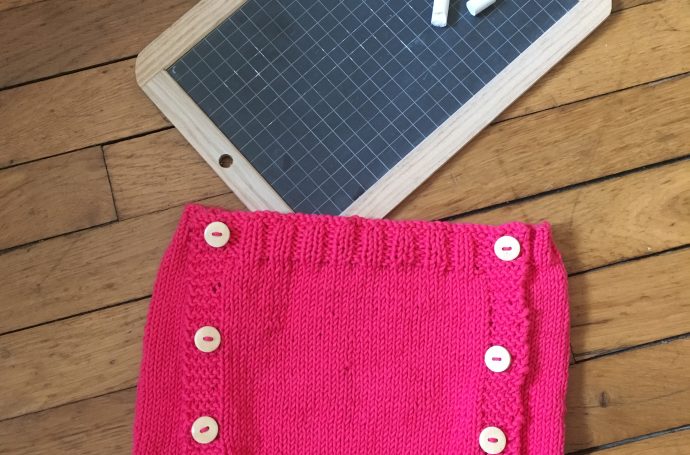bloomer culotte courte tricot facile rapide